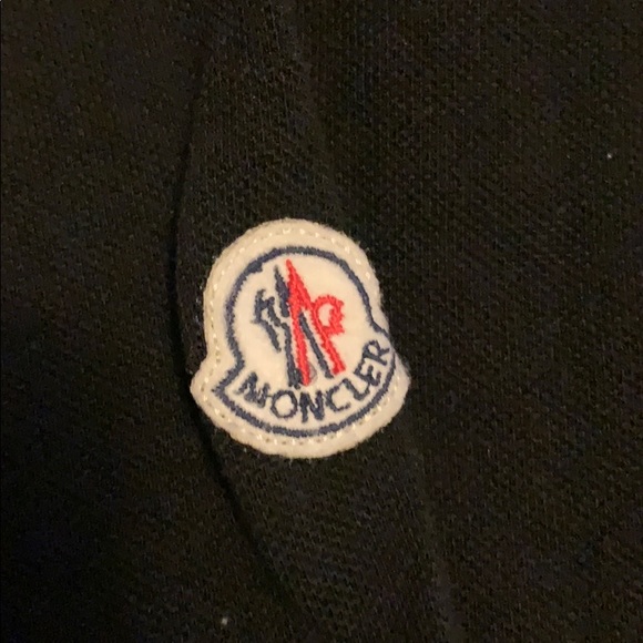 Black and White Moncler Polo **NEVER WORN** NEW!! - Picture 6 of 7